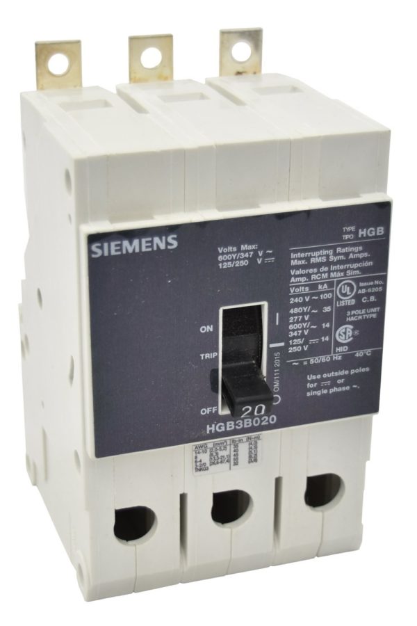 HGB3B125B Siemens Circuit Breakers