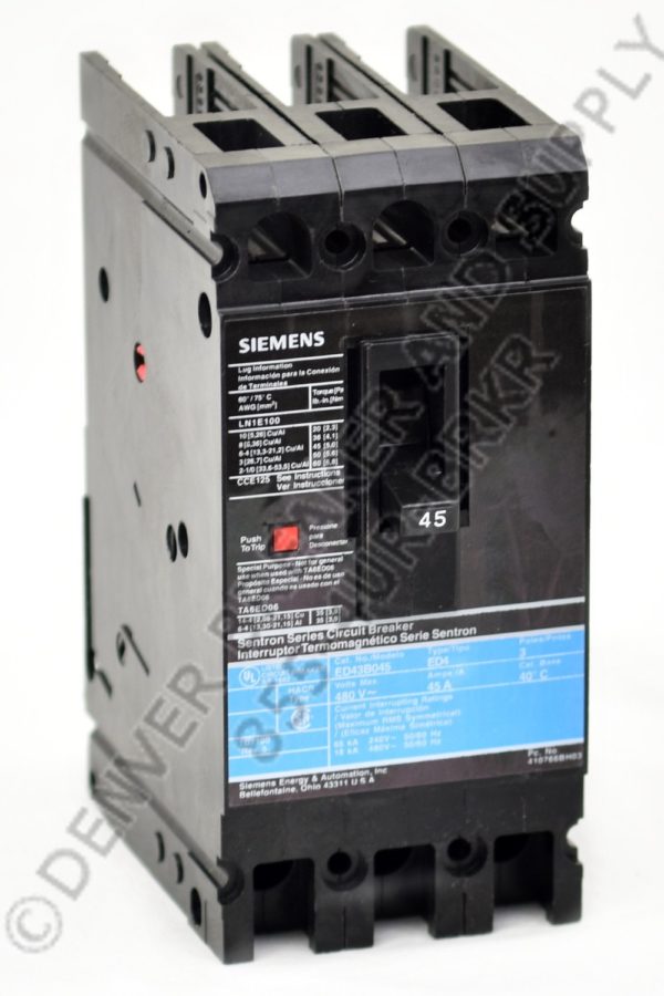 Siemens ED63A010 Circuit Breaker