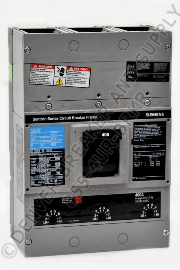 Siemens JXD63B400 Circuit Breaker