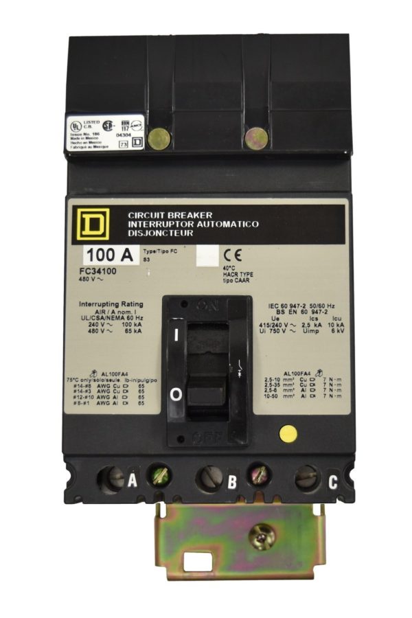 Square D FC34015 Circuit Breaker