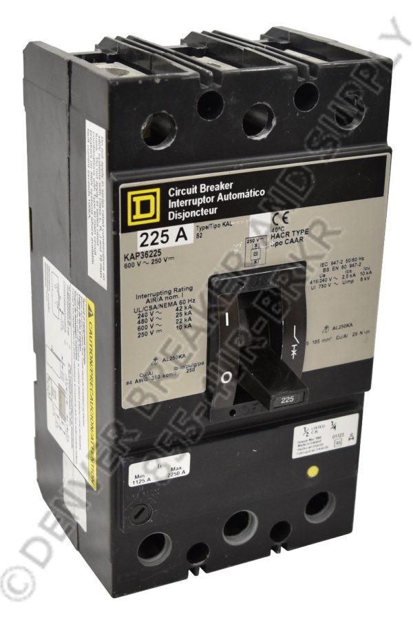 Square D KAL36225 Circuit Breaker